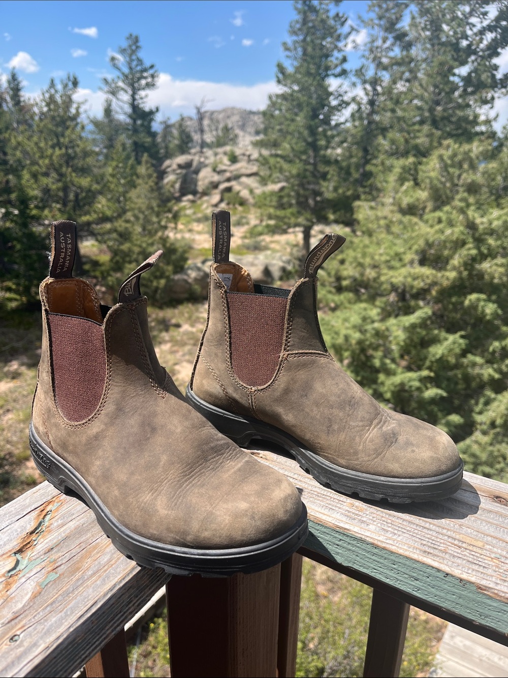 Women's Classics #585 Chelsea Boots in Rustic Brown AU 4.5 = US W 7.5